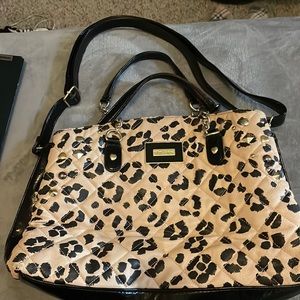 Betsey Johnson cheetah print purse
